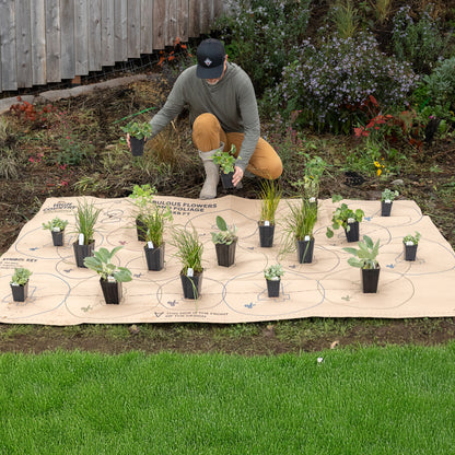 Fabulous Flowers & Foliage Shade Pre-Planned Garden