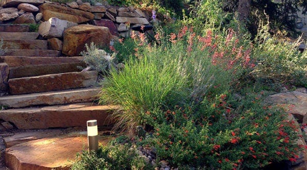 Micro-climates can be created by slopes, which require plants for well-drained areas.