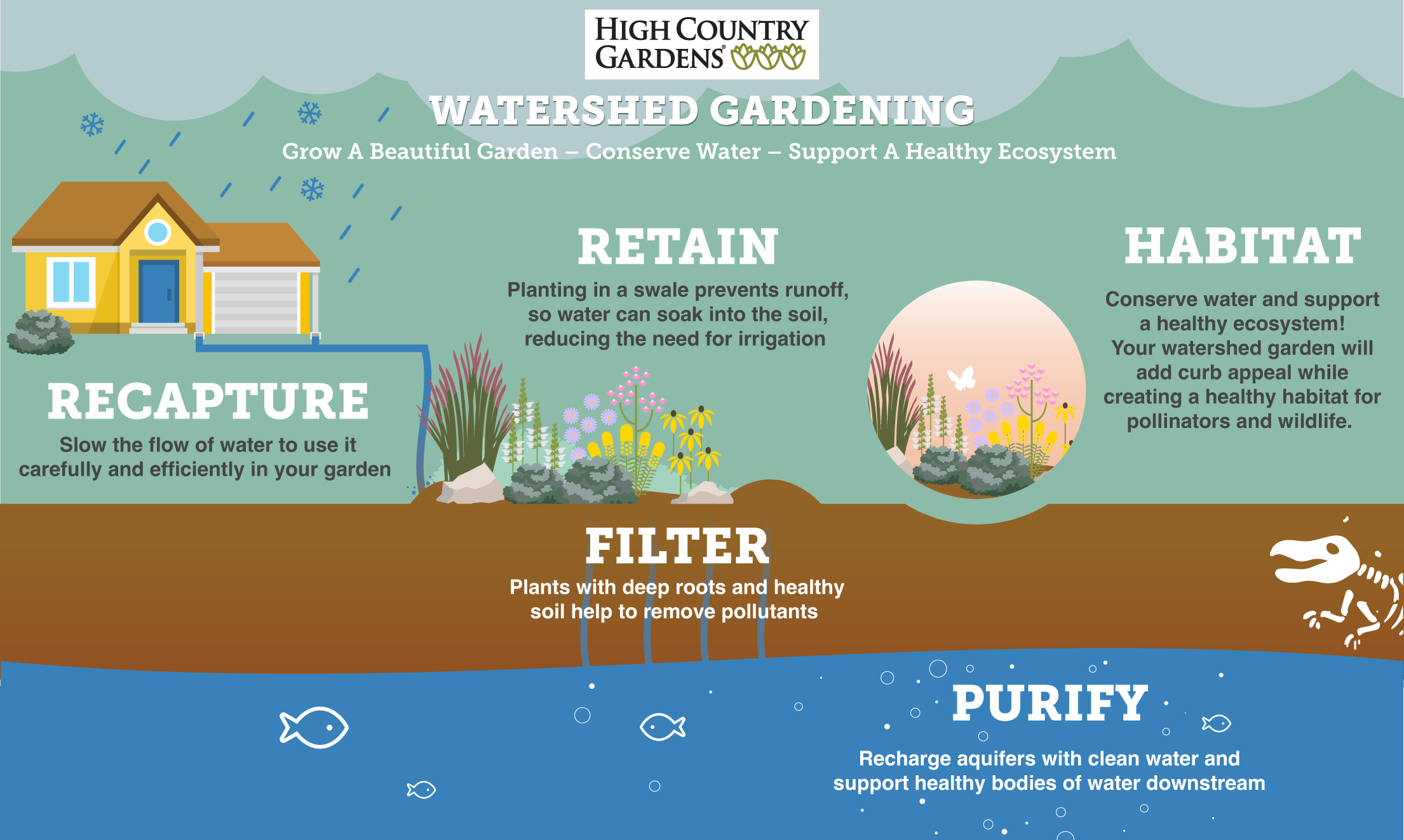 Watershed Wise Gardening: Recapture, Retain, Filter & Purify Watershed Wise Gardening: Recapture, Retain, Filter & Purify